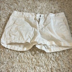 Crewcuts White Casual Shorts with Drawstring Waist